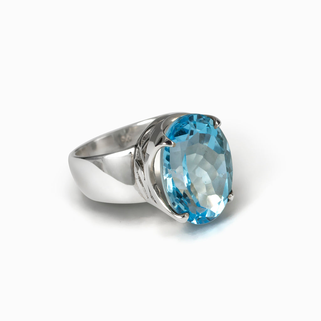 Blue Topaz Ring
