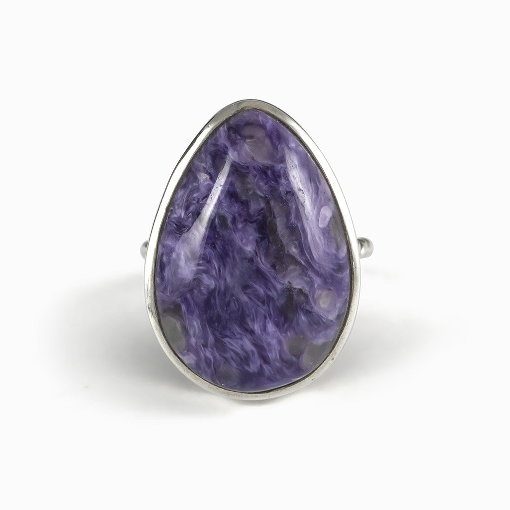 Purple Charoite Ring