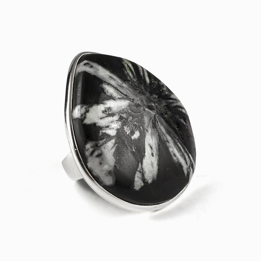 Chrysanthemum Stone Ring