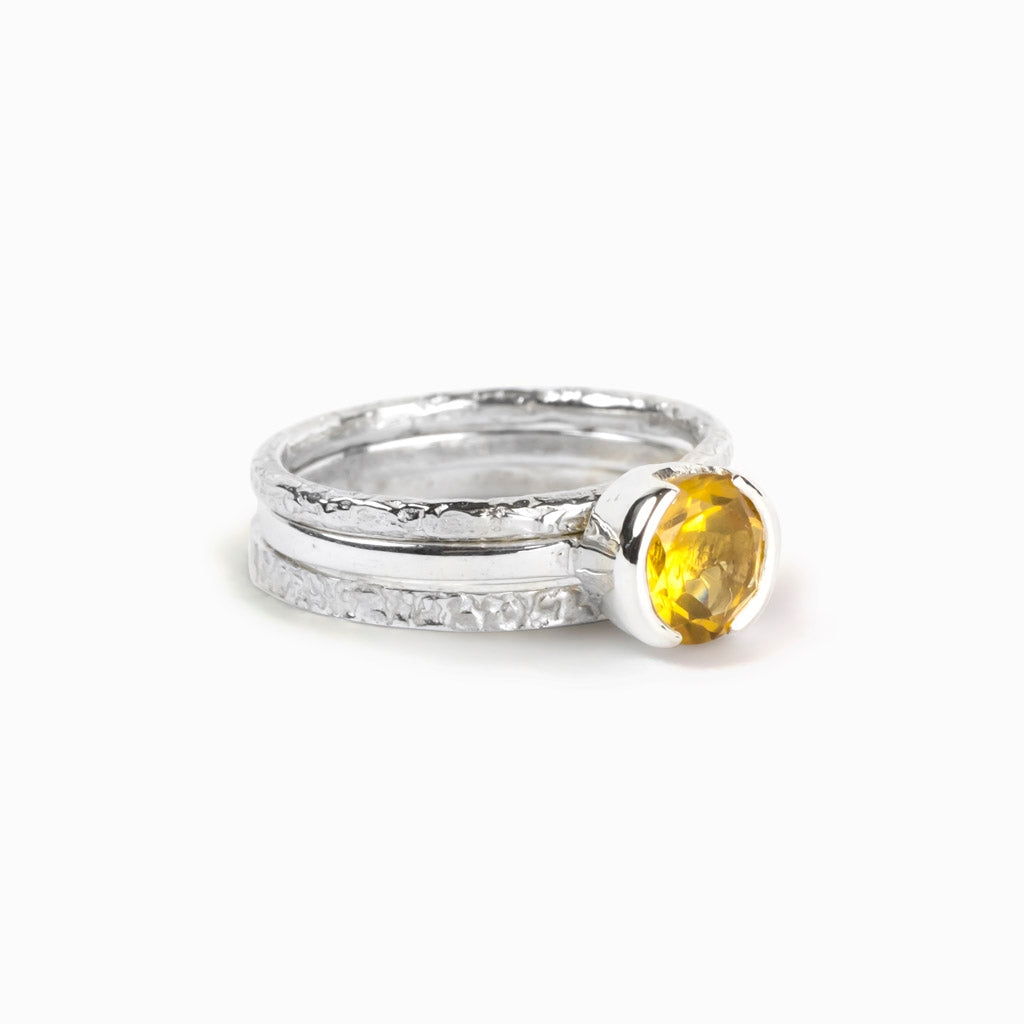 Citrine Stackable Ring