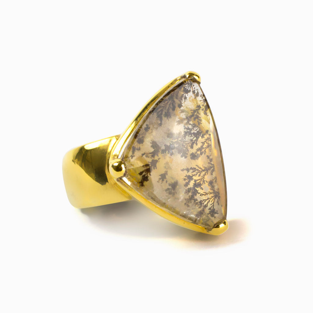 Dendritic Quartz Ring