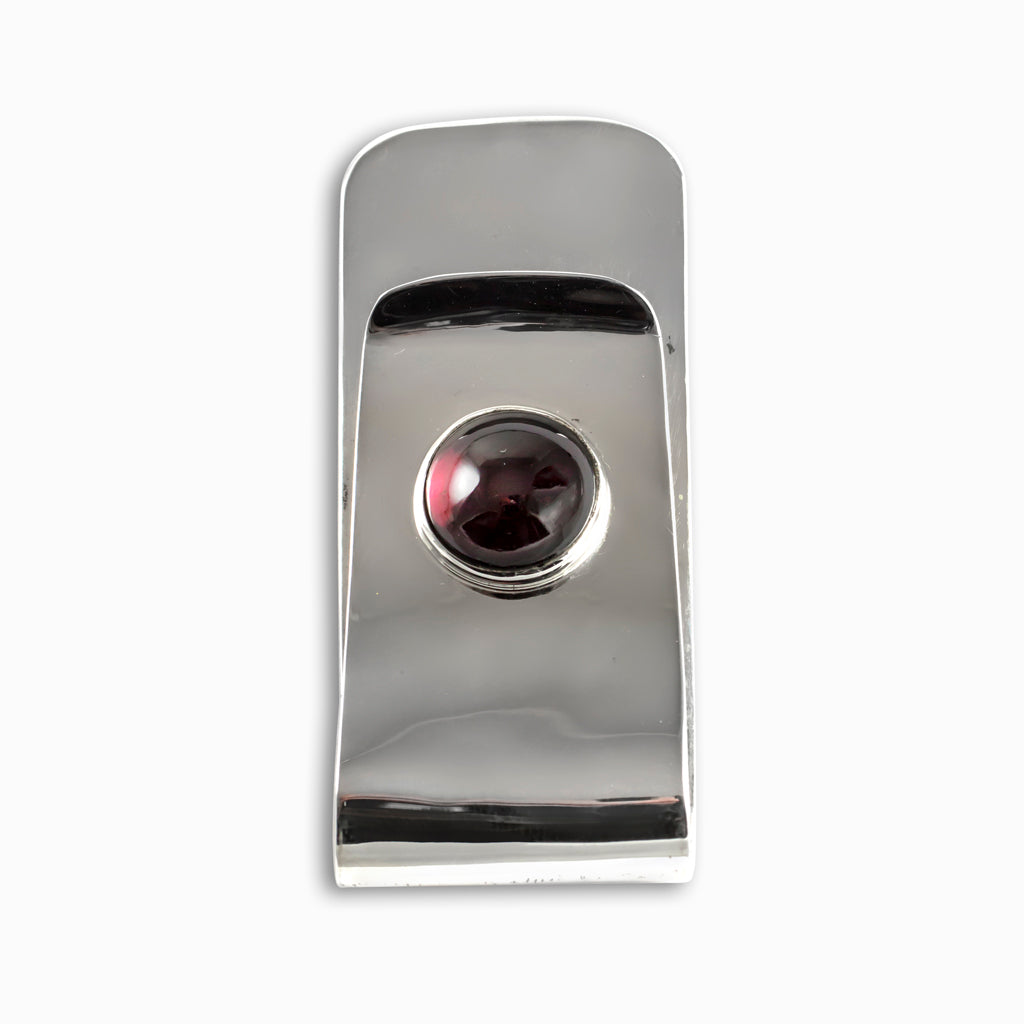 Garnet Money Clip