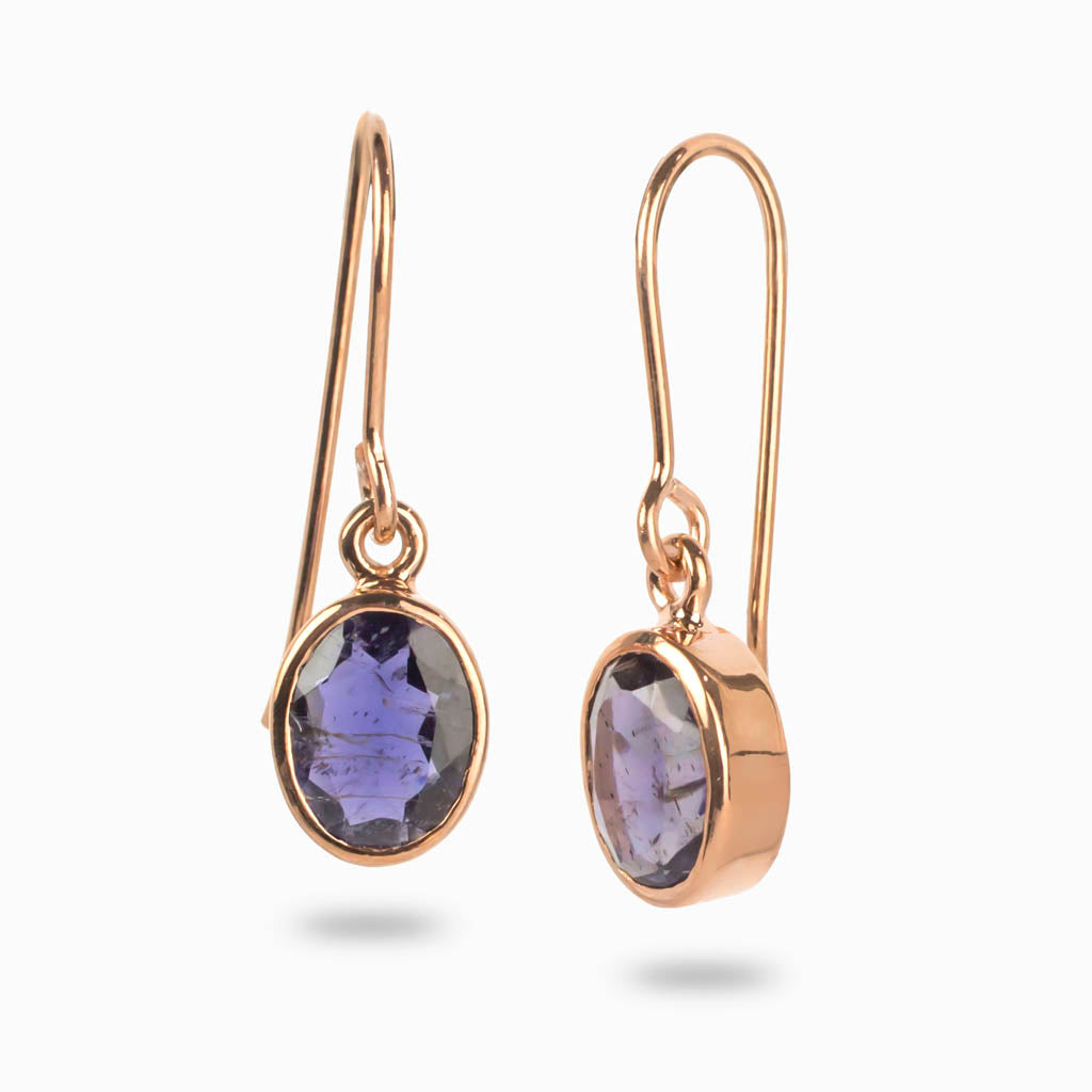 Iolite Drop Earrings