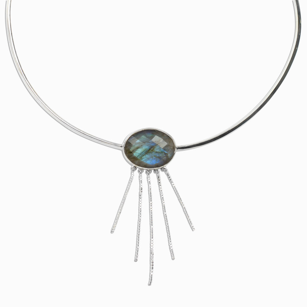 Labradorite Choker Necklace