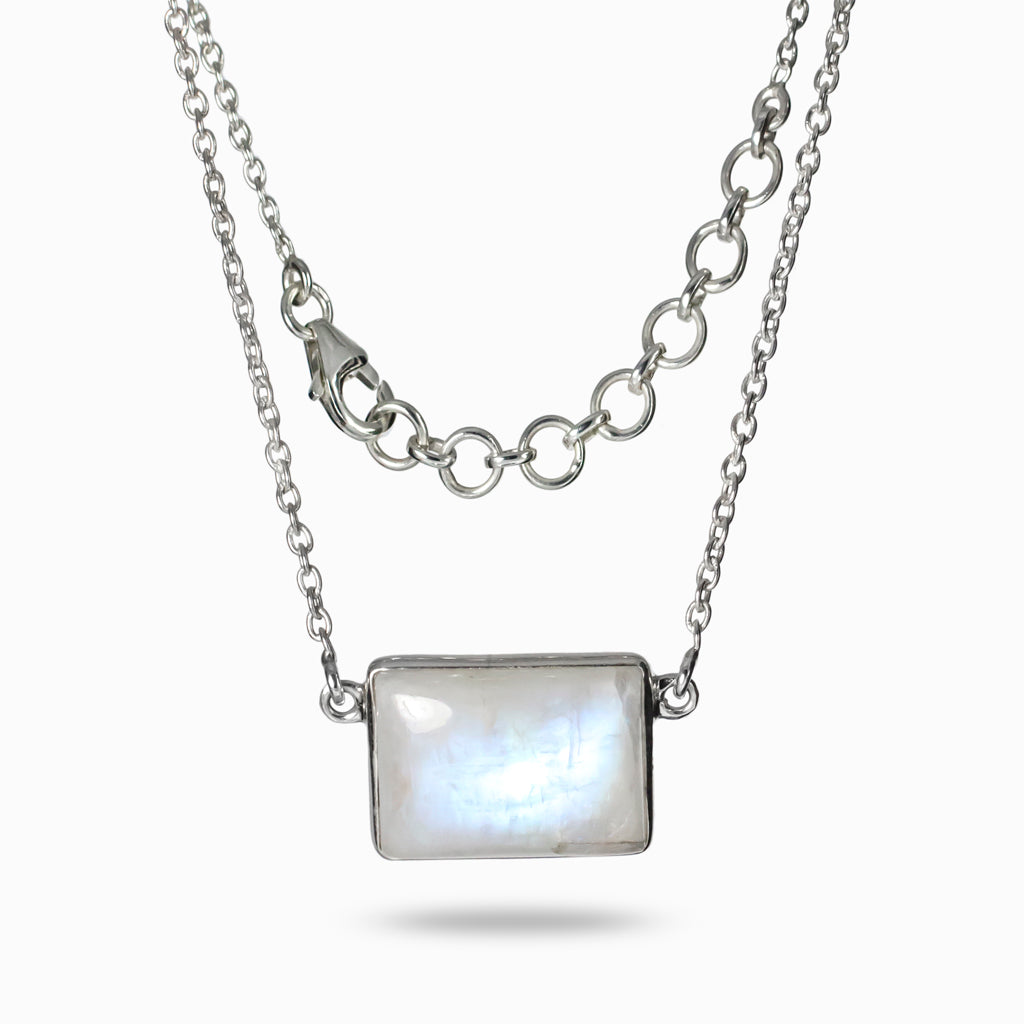 Rainbow Moonstone necklace