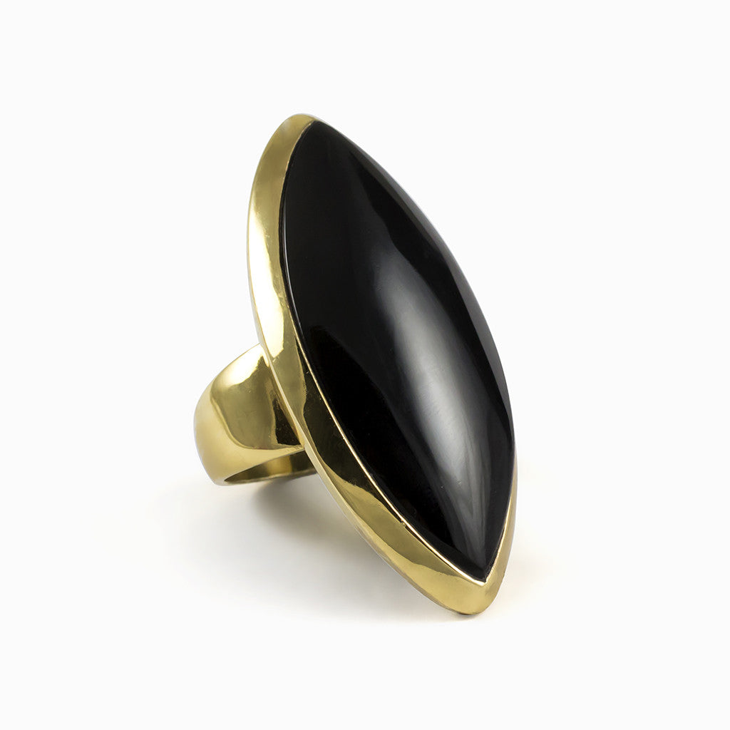Black Obsidian Ring