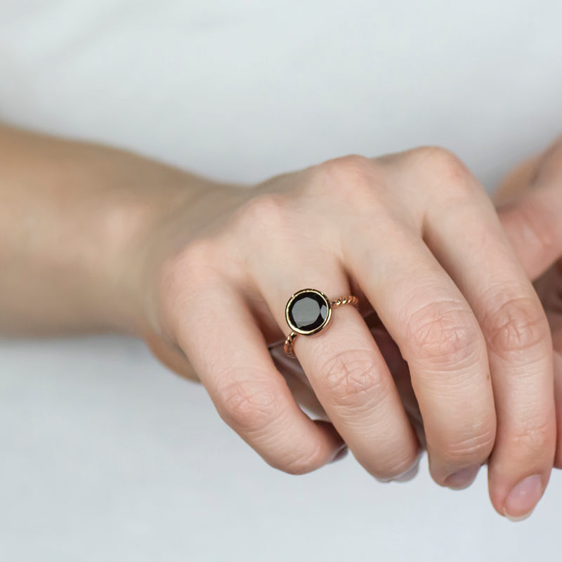 Onyx Ring on model