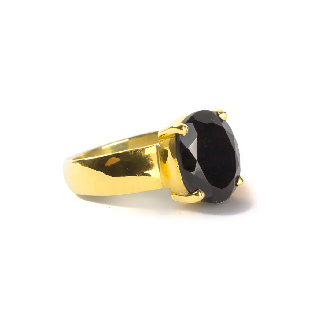 Vermeil Onyx Ring