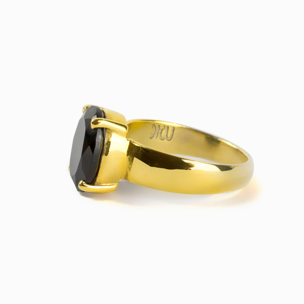 Vermeil Onyx Ring