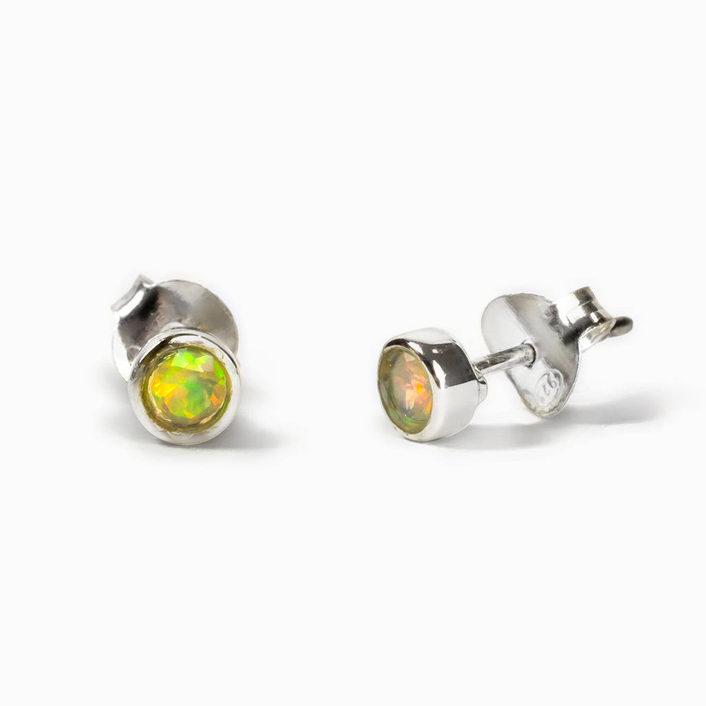 Precious Opal Stud Earrings Made In Earth