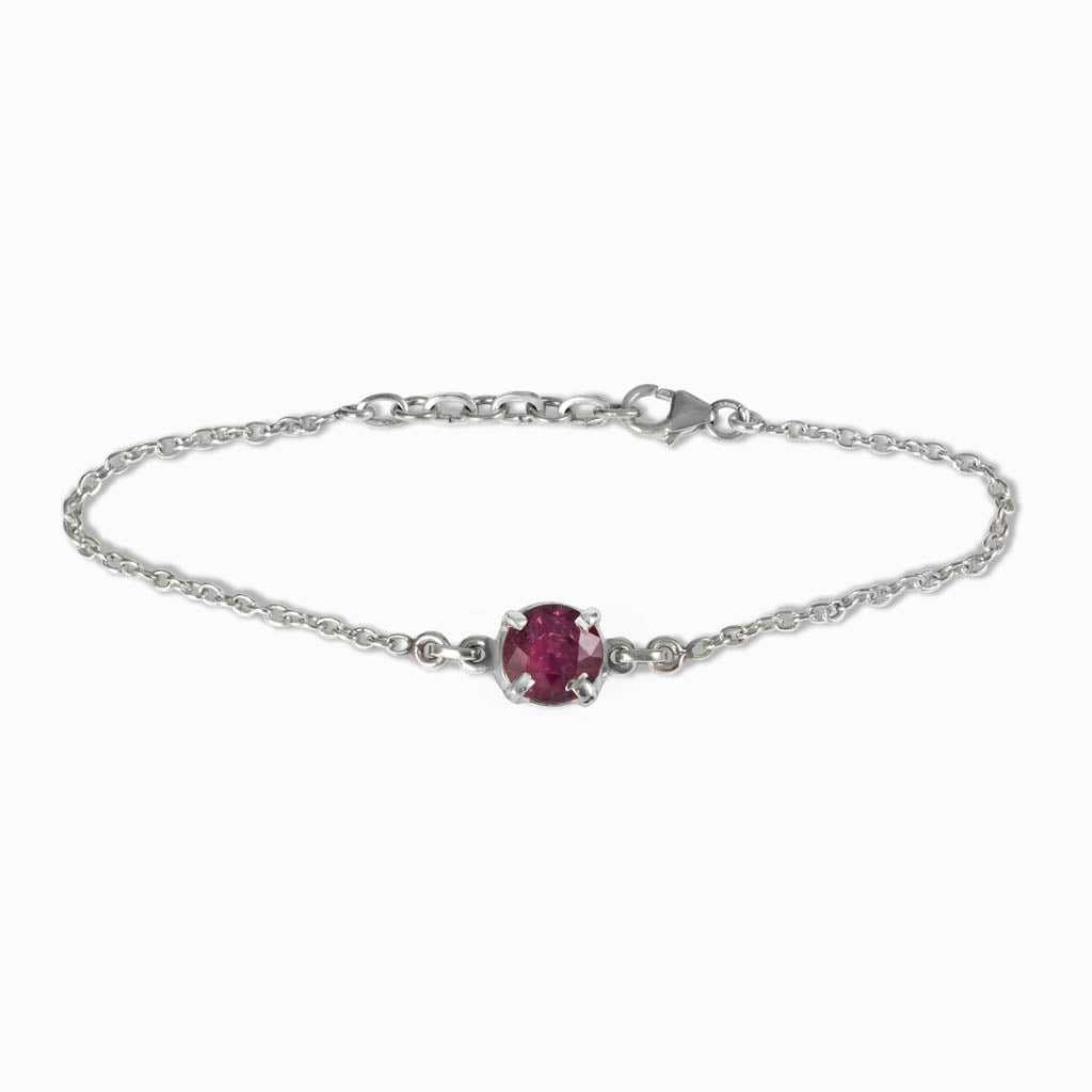 Pink tourmaline bracelet Made In Earth