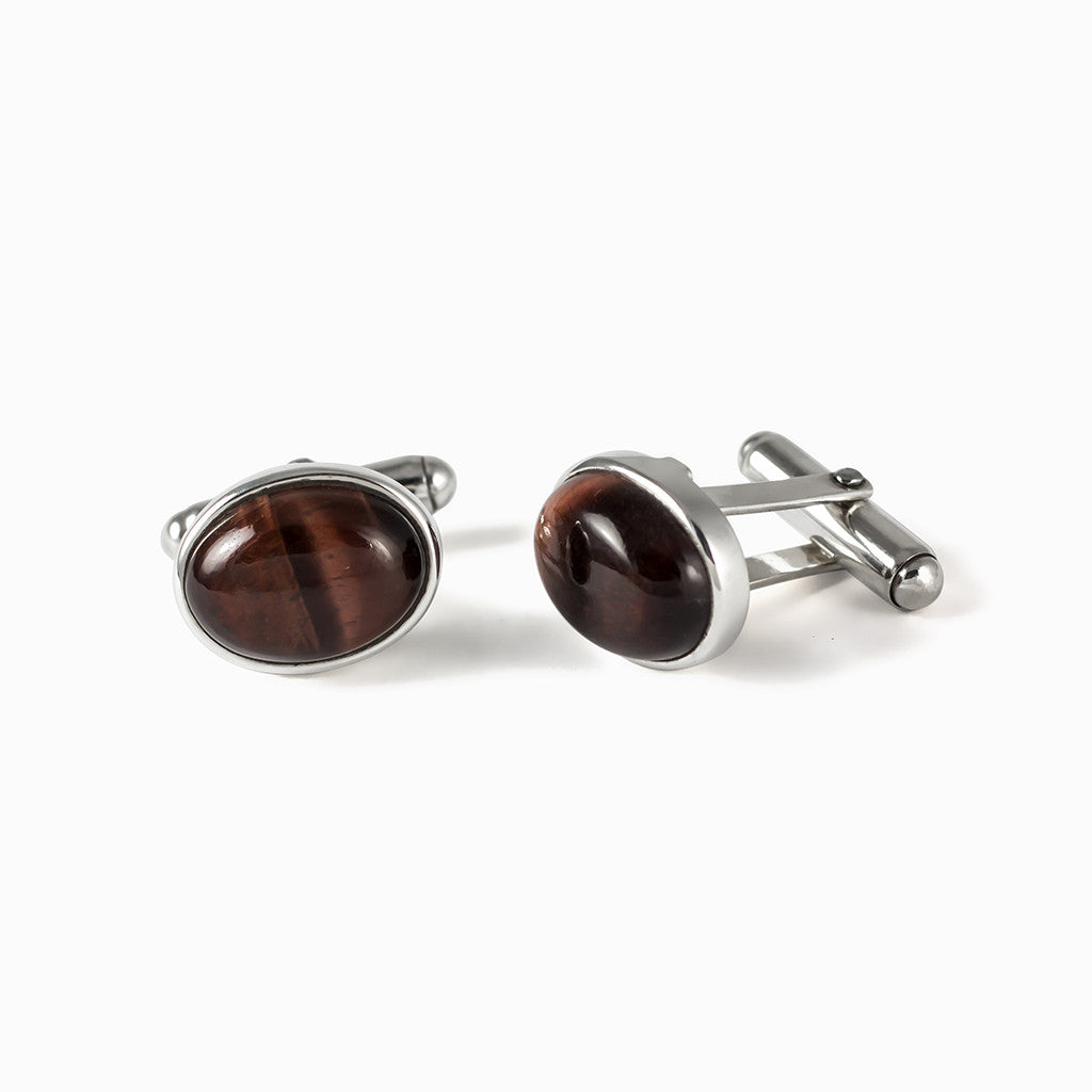 Red Tiger Eye Cufflinks