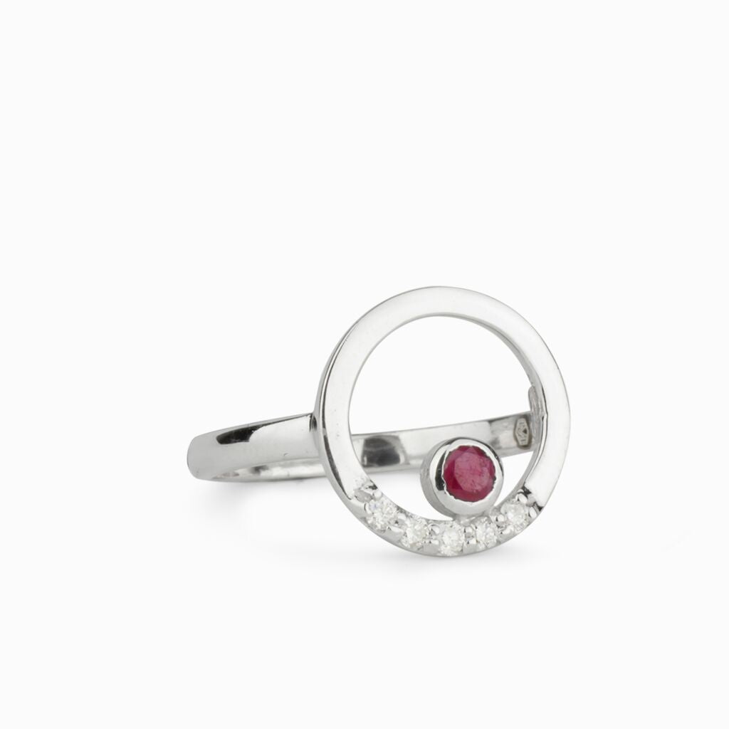 Cercle: Ruby & Diamond Ring