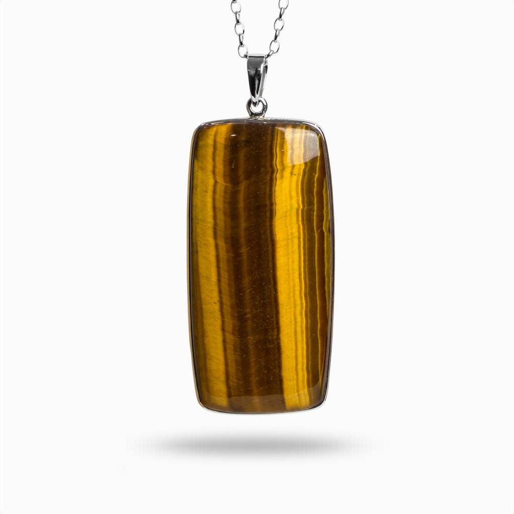 Rectangular Tiger Eye Necklace