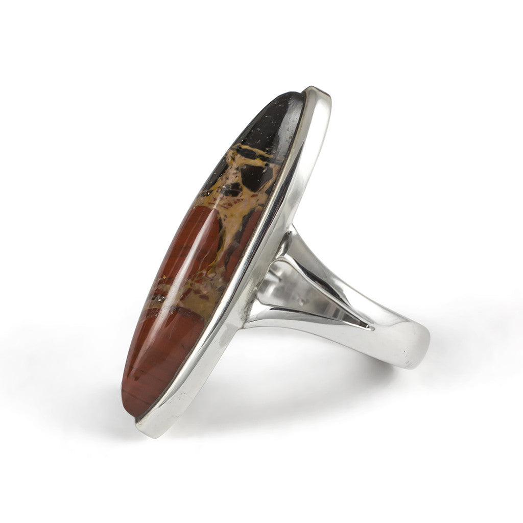 Tire Track Jasper Ring