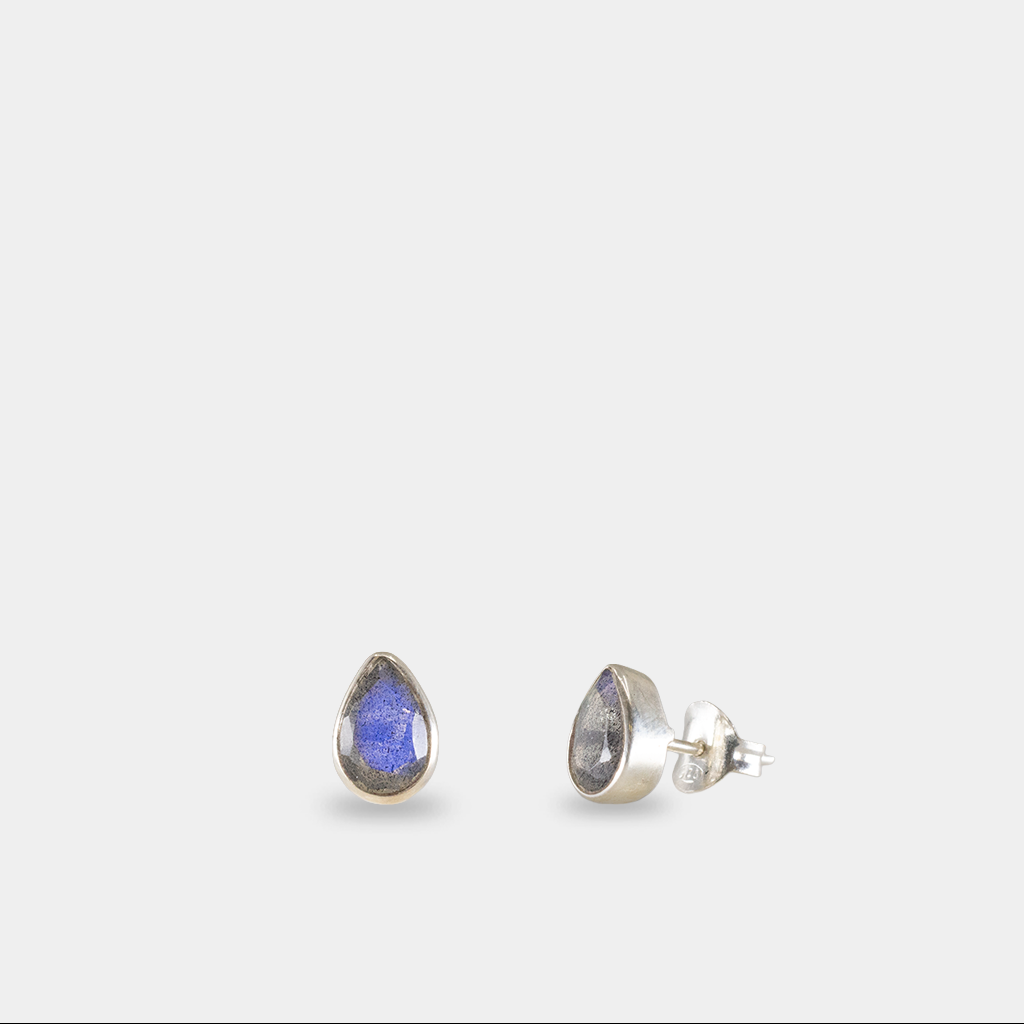 Labradorite Stud Earrings