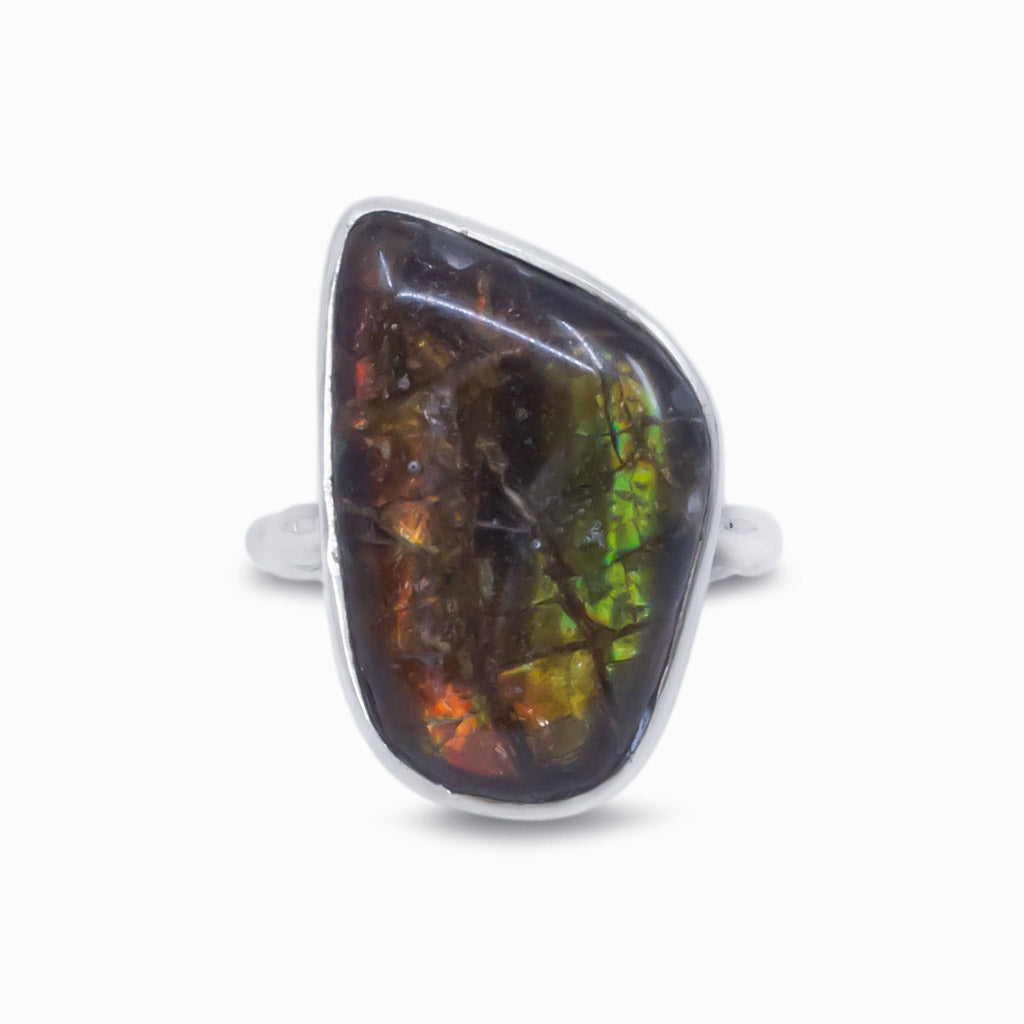 ammolite ring