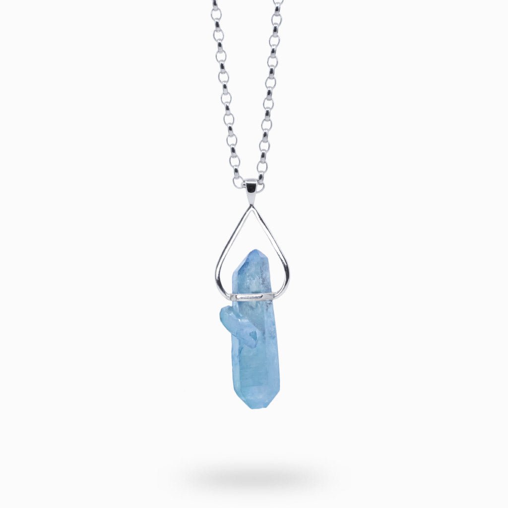 aqua aura necklace