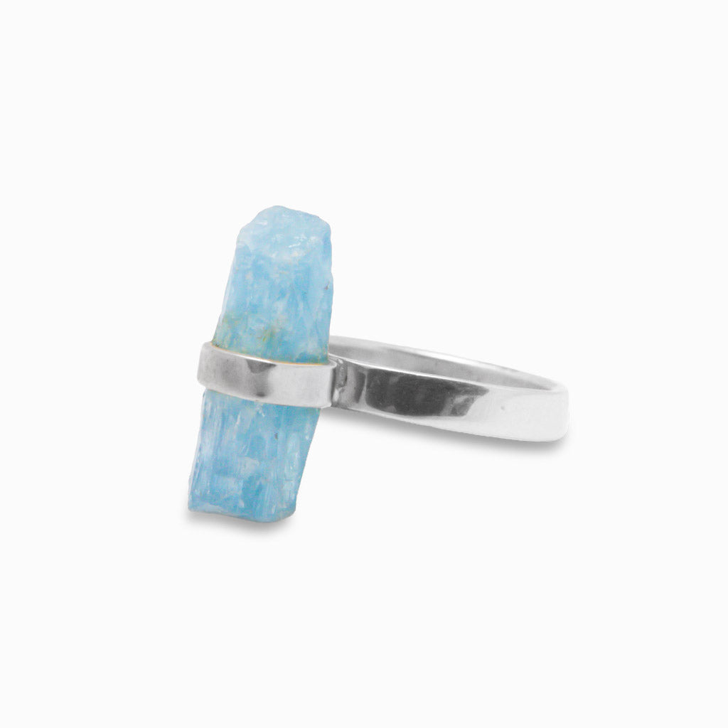 RAW AQUAMARINE RING