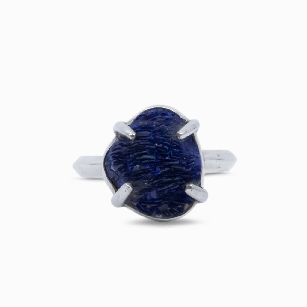 RAW AZURITE ORGANIC RING