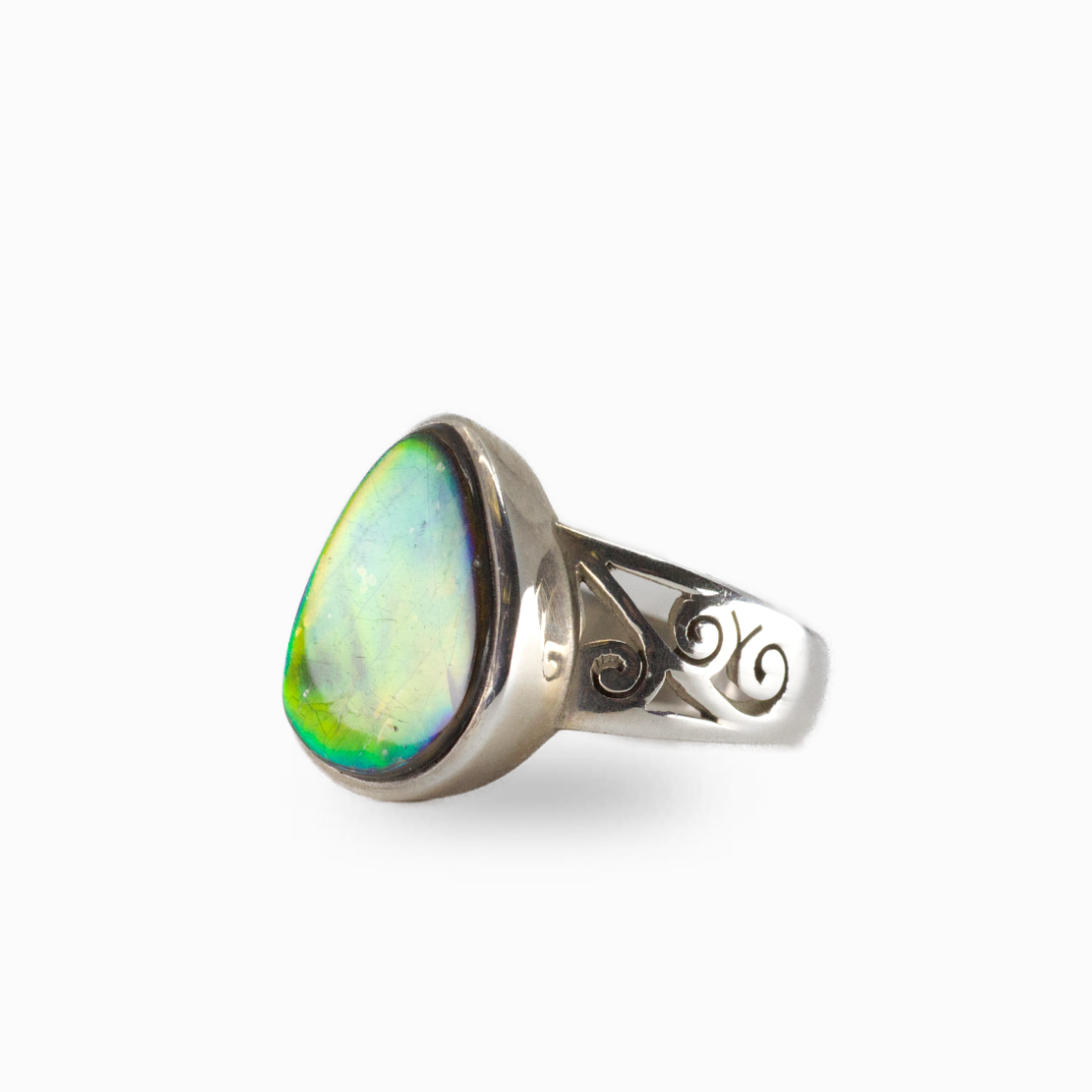 Ammolite Ring