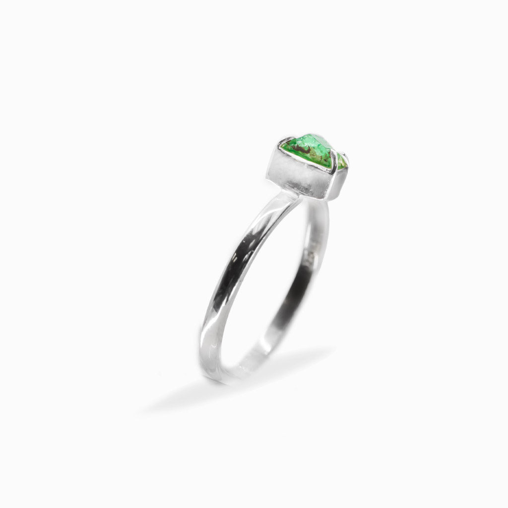 RAW EMERALD RING MADE IN EARTH