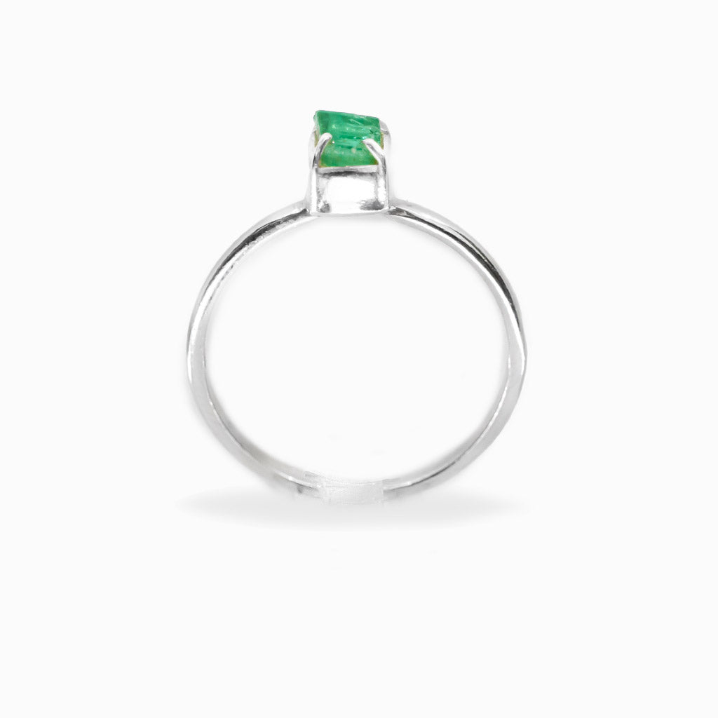 RAW EMERALD RING MADE IN EARTH