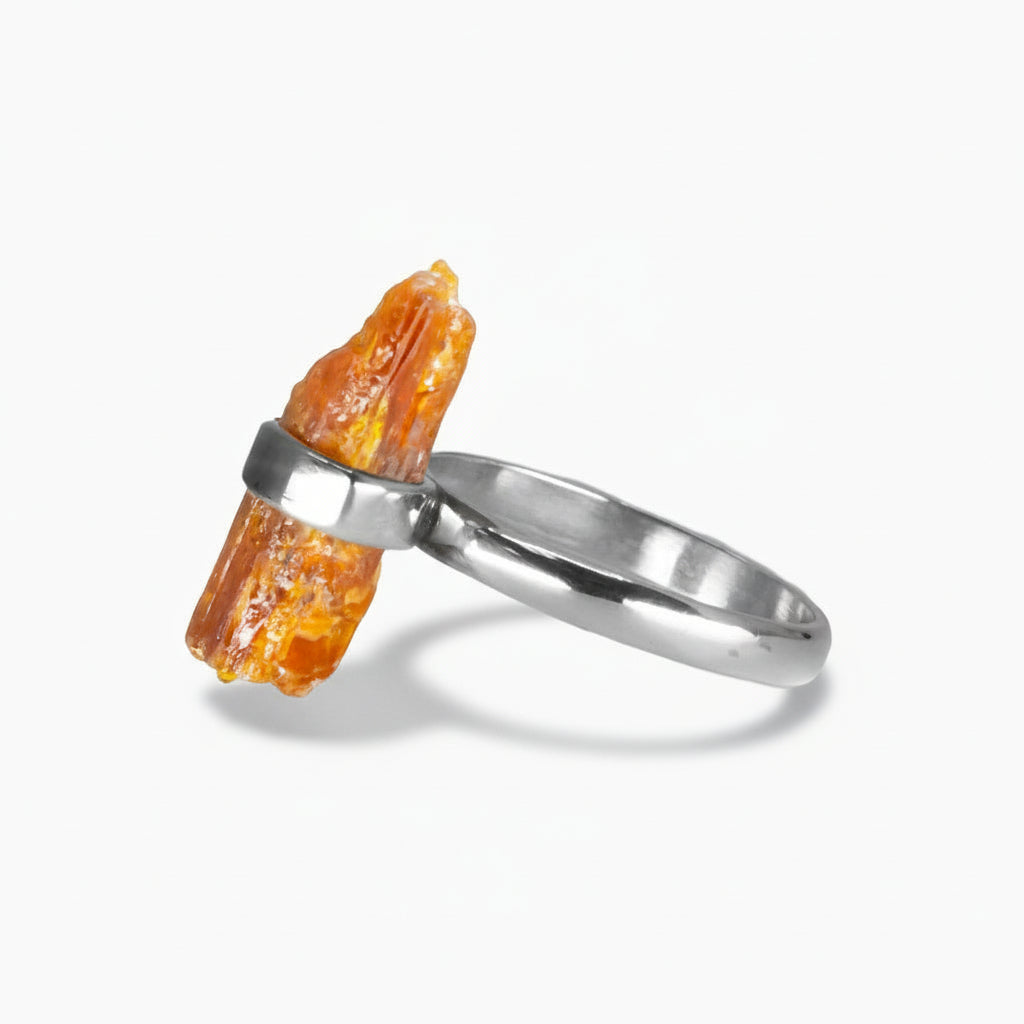 Orange Kyanite Ring