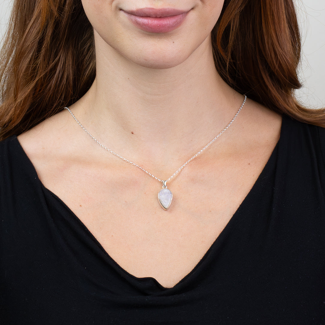 Rainbow Moonstone Necklace