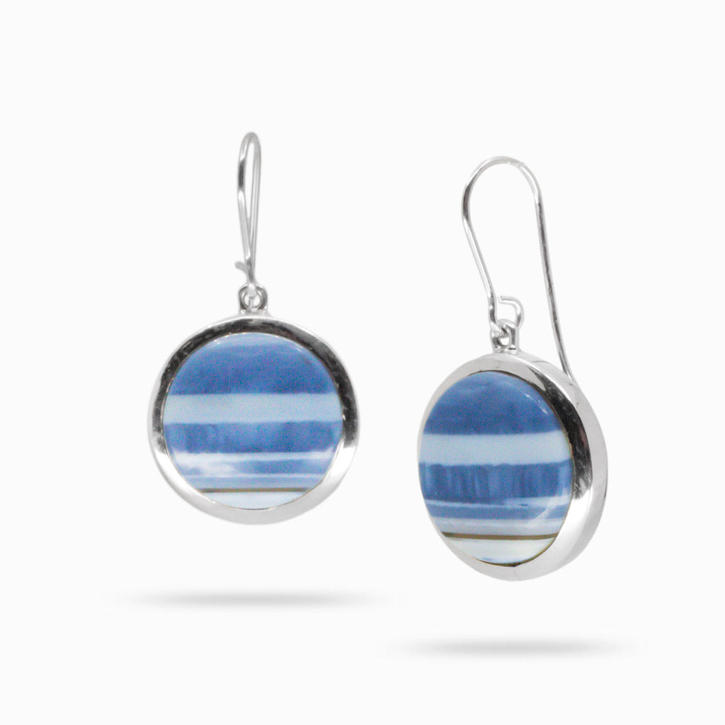 BLUE OPAL EARRINGS