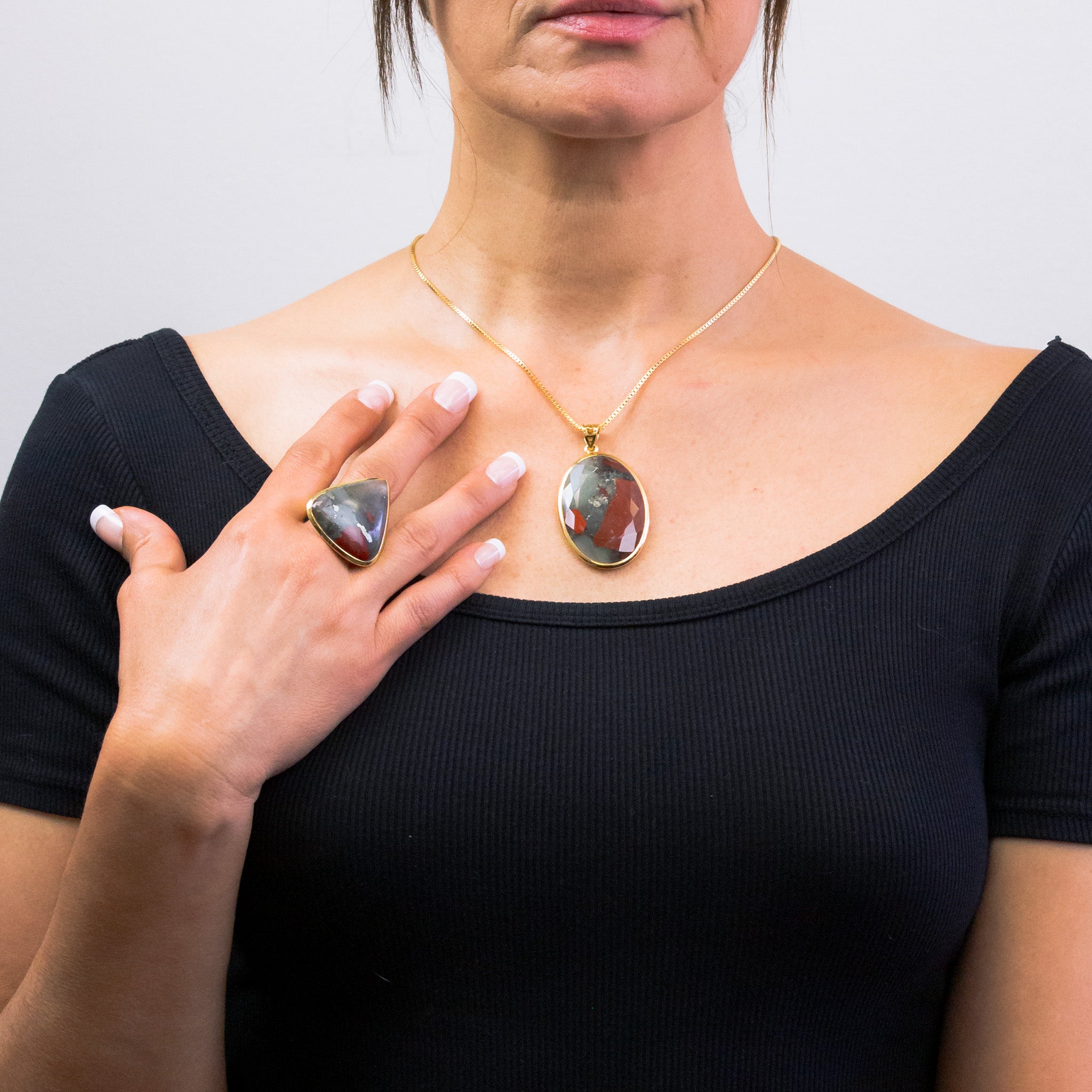 Volcano Jasper Necklace | Made In Earth US