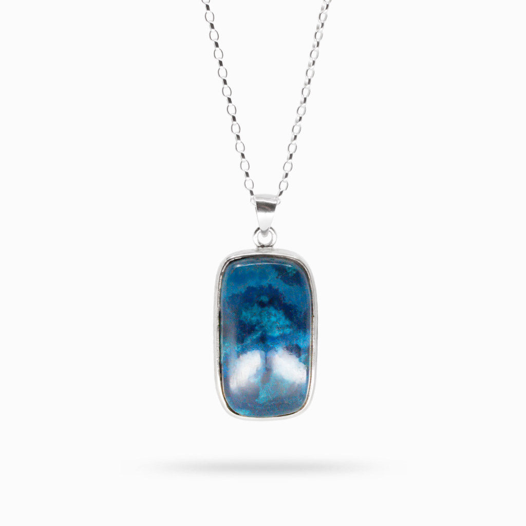 SHATTUCKITE CABOCHON NECKLACE