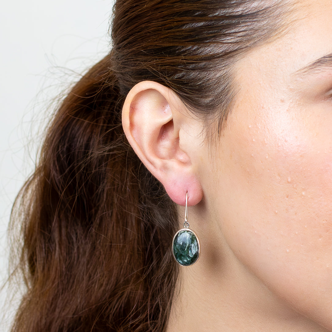Seraphinite Drop Earrings