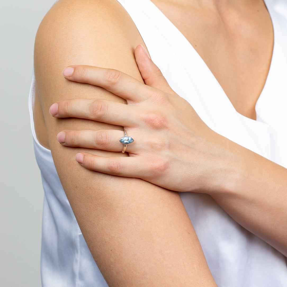 Blue Topaz Ring