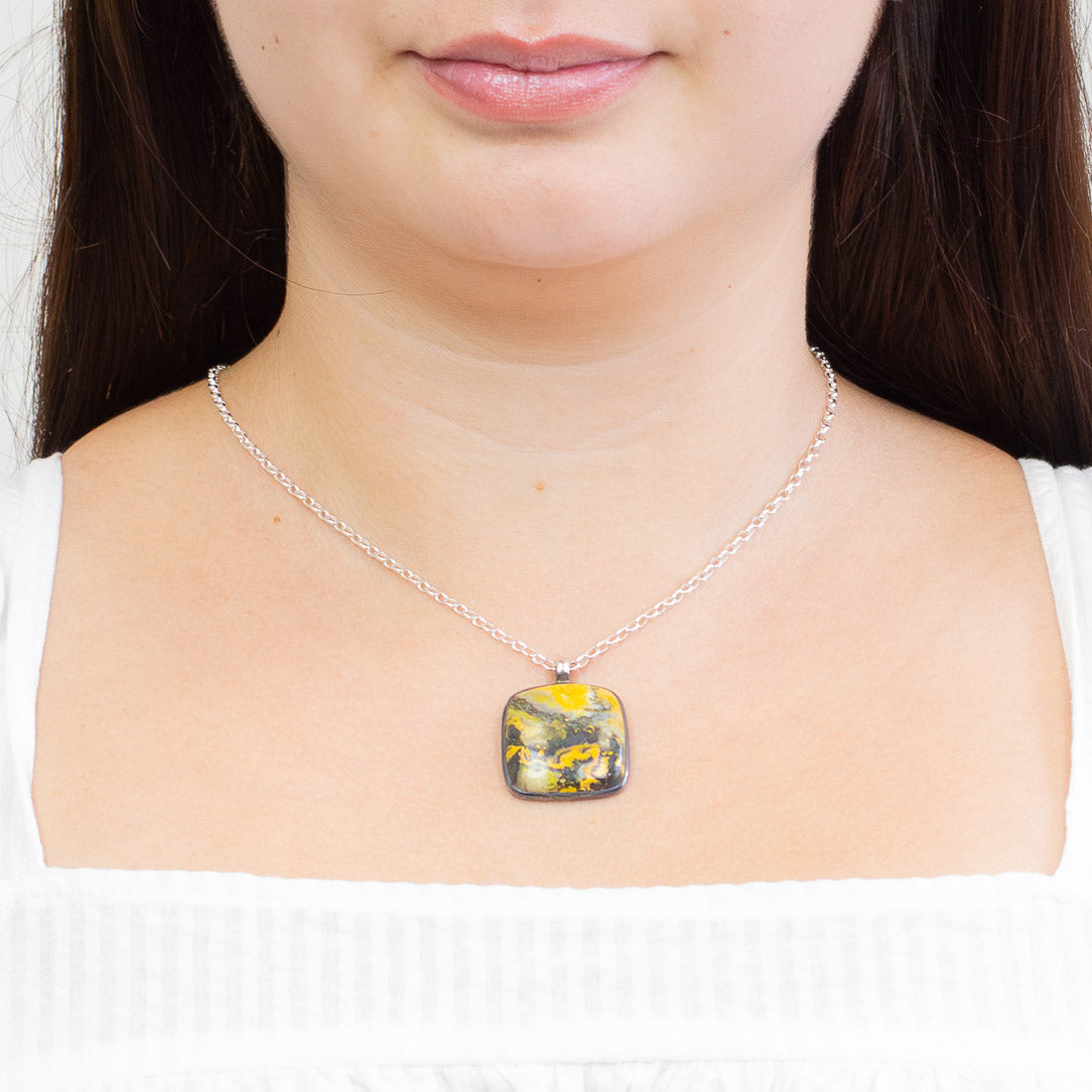Bumblebee Jasper Necklace