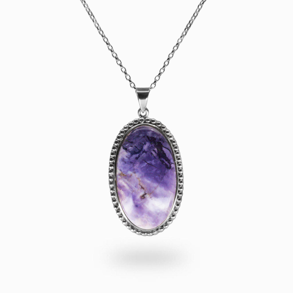 CABOCHON TIFFANY STONE NECKLACE