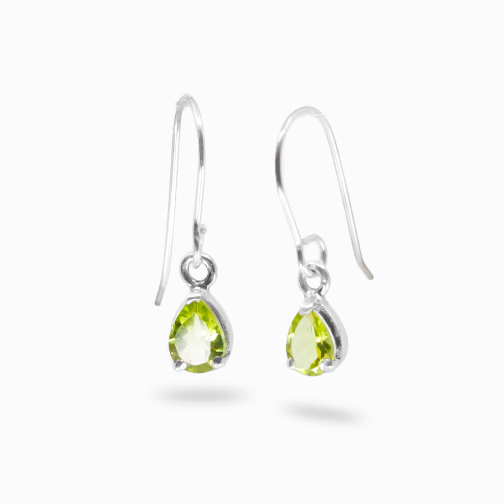 Peridot Drop Earrings