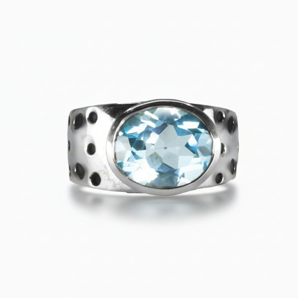 Blue Topaz Ring