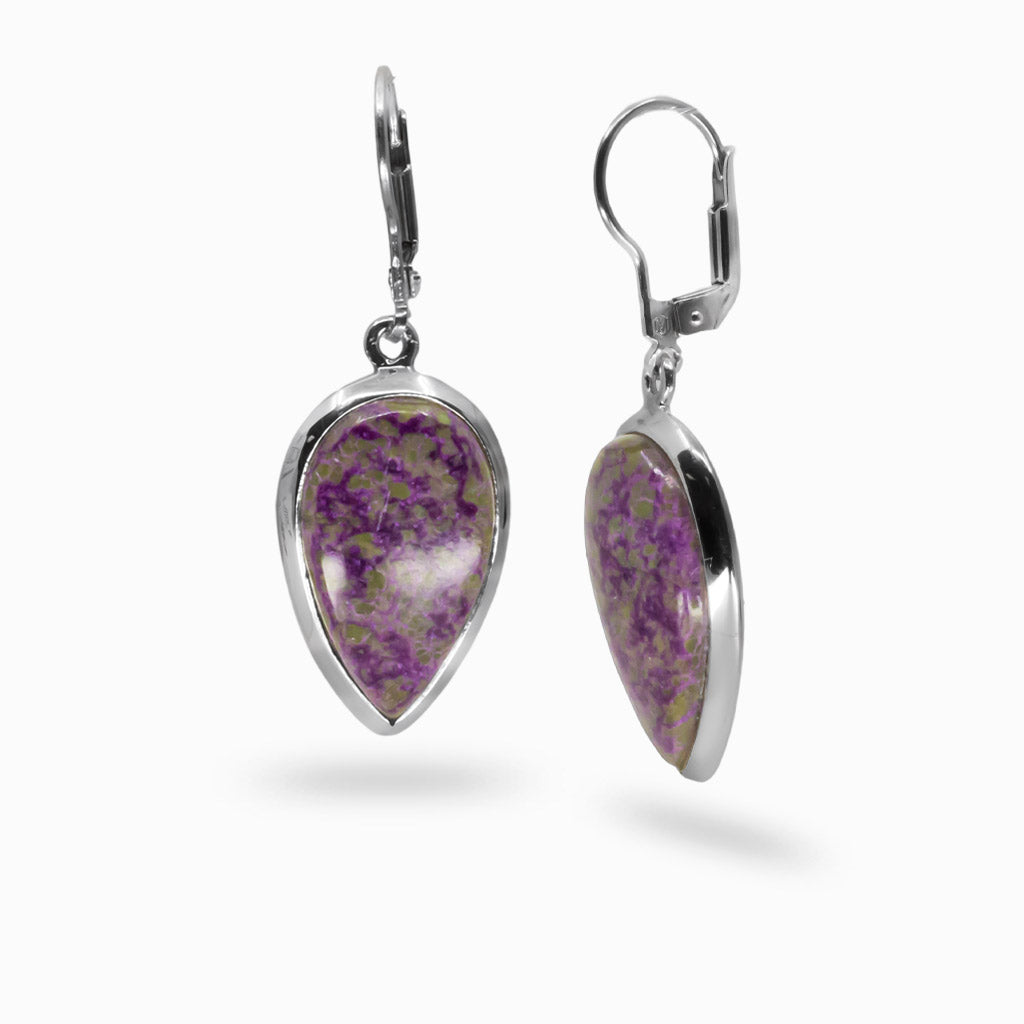 Purpurite Drop Earrings