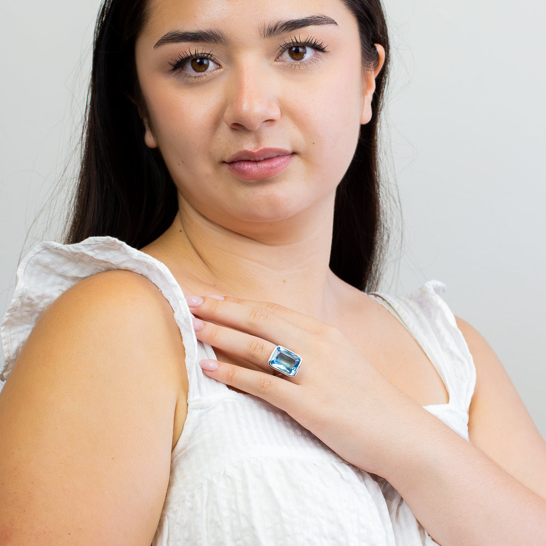 Blue Topaz Ring