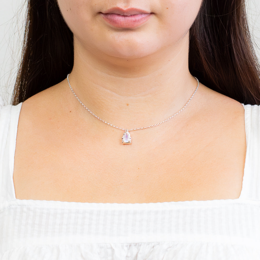 Rainbow Moonstone Necklace