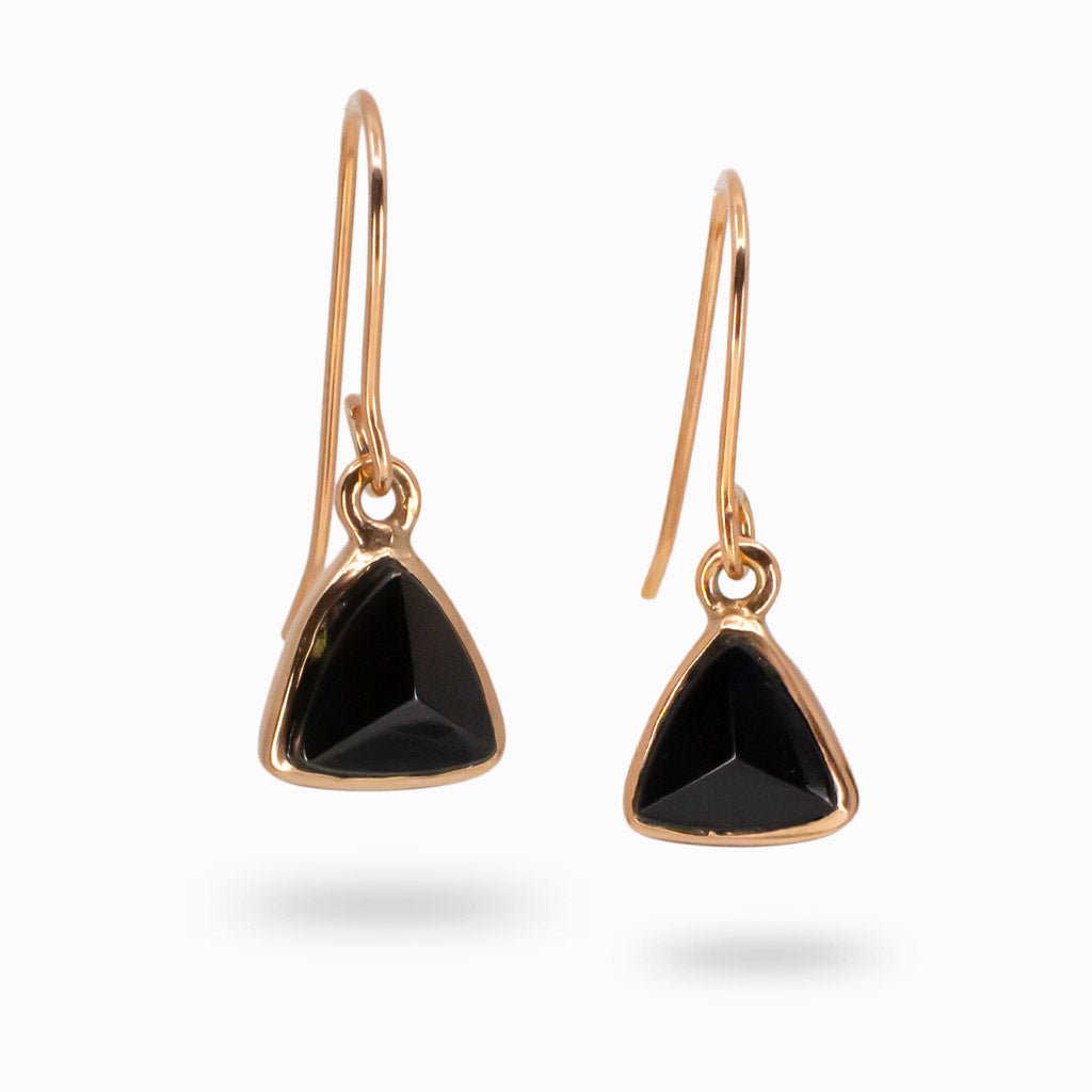 Black Tourmaline Drop Earrings