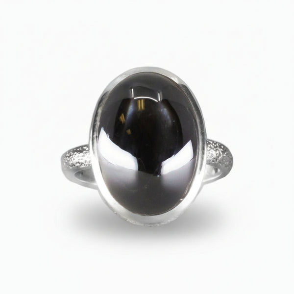 Black Star Diopside Ring | Made In Earth US