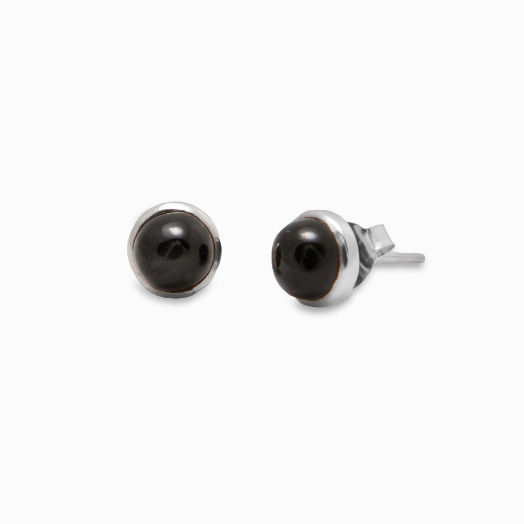 BLACK STAR DIOPSIDE STUD