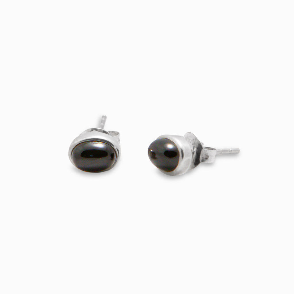 Black Star Diopside Earrings