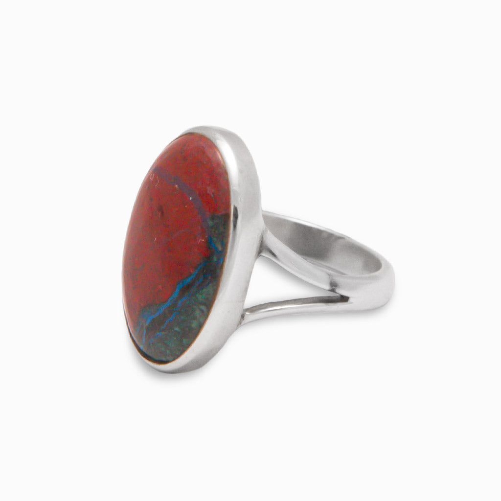 CHRYSOCOLLA CUPRITE RING