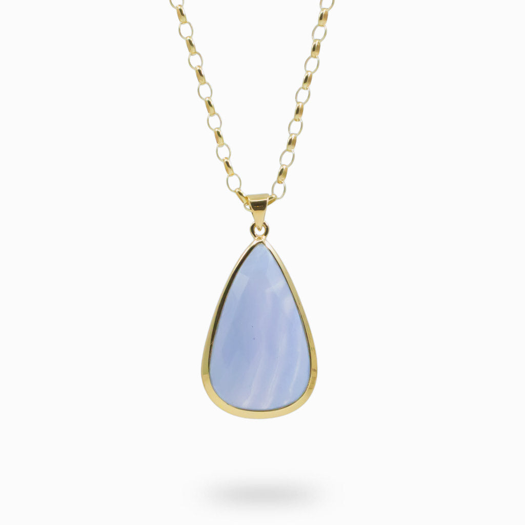Blue Lace Agate necklace