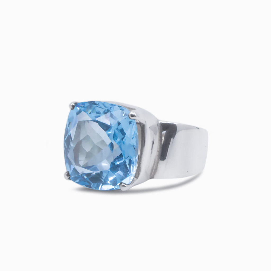 blue topaz ring