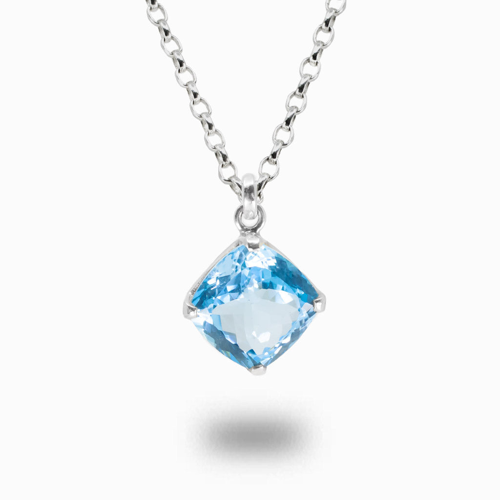 Blue Topaz Necklace