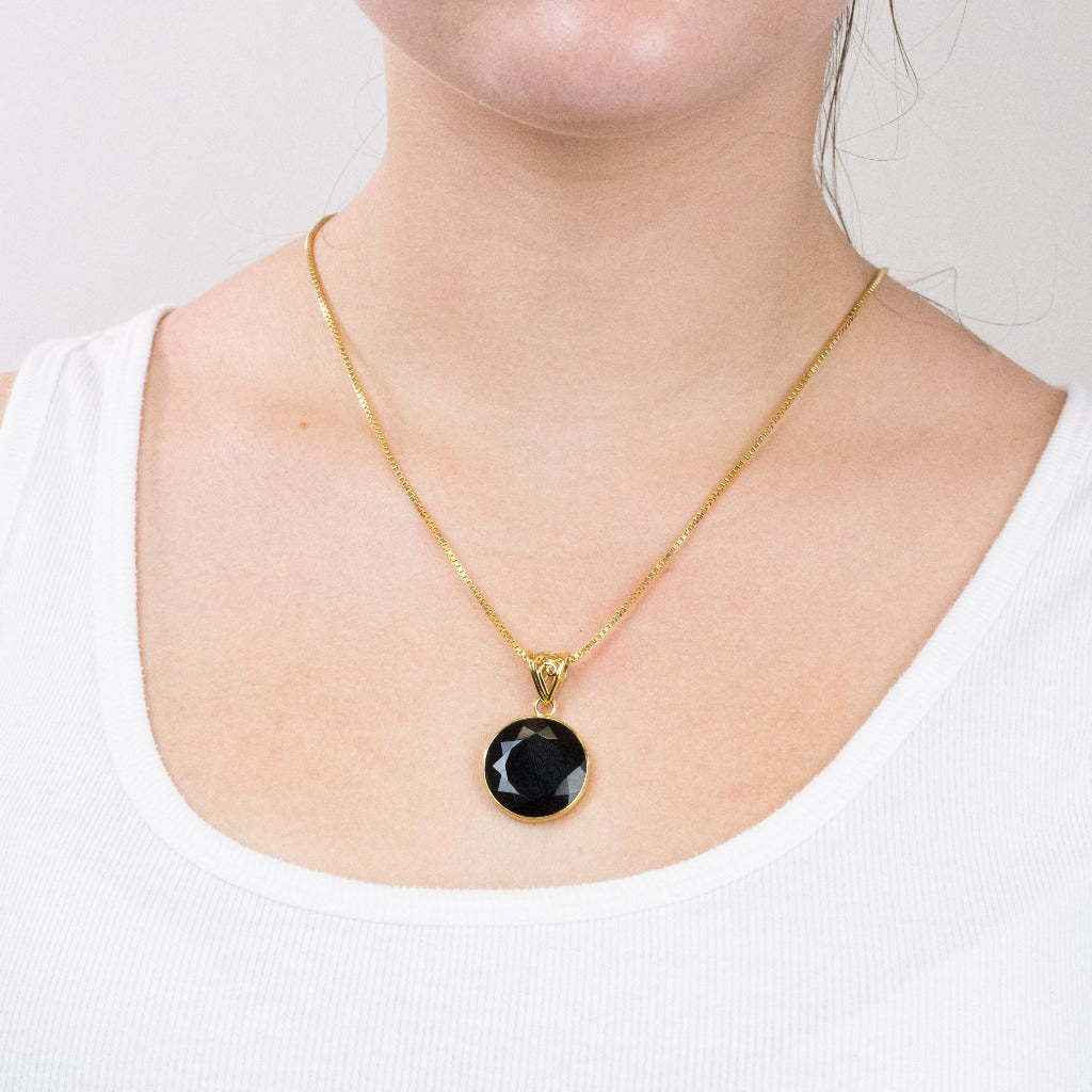 Valor Onyx Necklace, Gold Vermeil | Women's Necklaces | Miansai